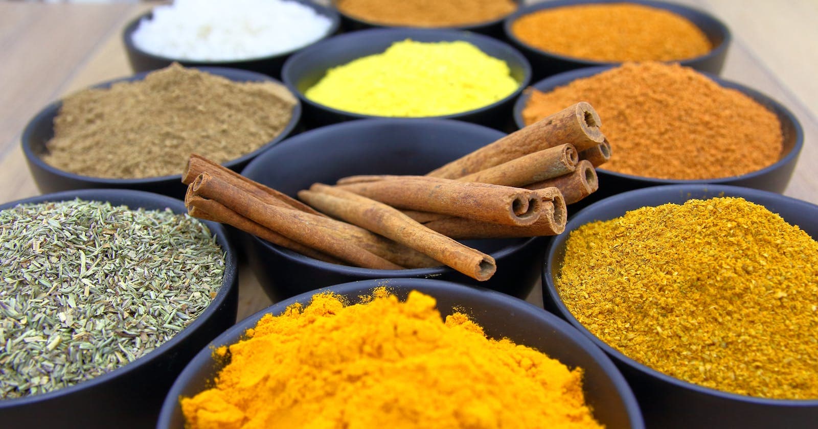 Spices and cinnamon, Pitta's heat meeting Kapha's earthiness