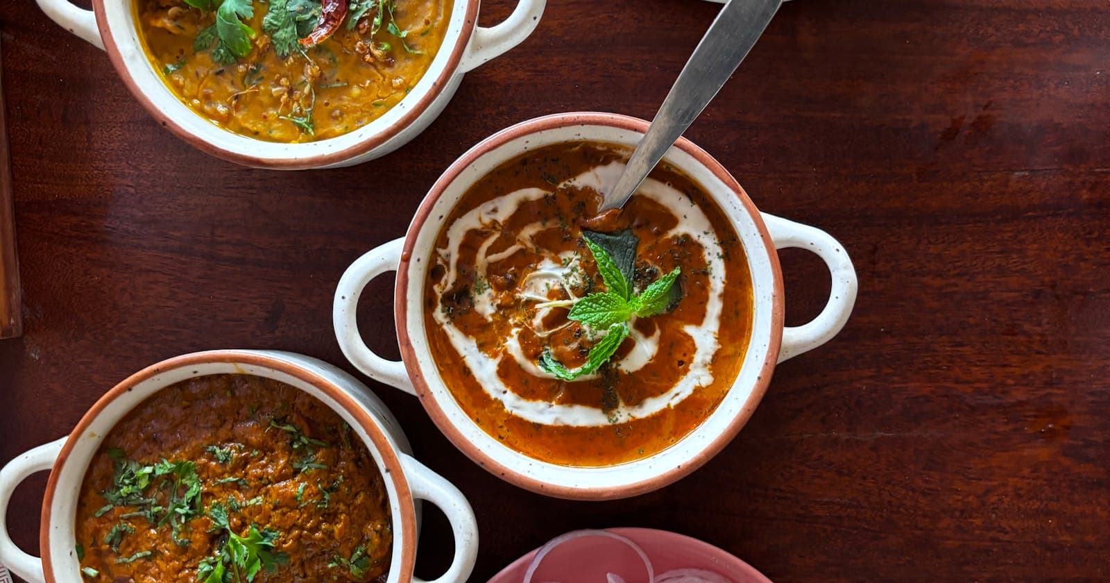 Indian lentil dishes from above — Ayurveda's view on low-carb eating